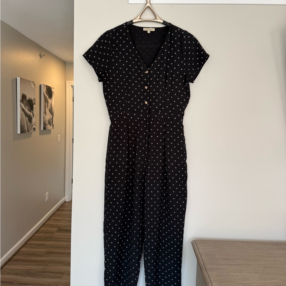 Black Polka Dot Jumpsuit